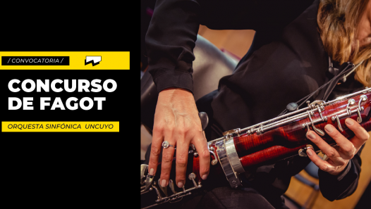 imagen Se abre concurso de fagot en la OSUNCuyo