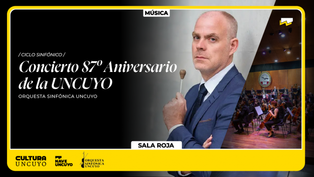 imagen La OSUNCUYO celebra su 87º Aniversario con una gala sinfónica