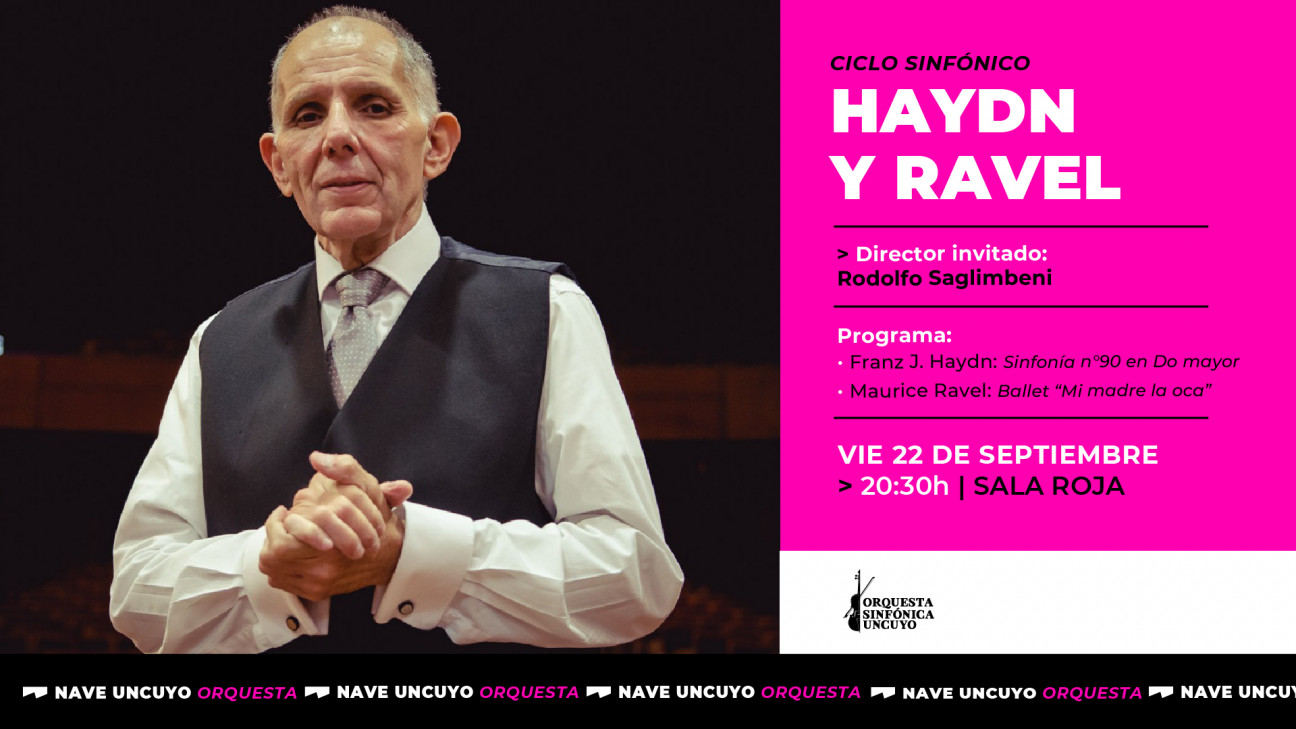 imagen El prestigioso maestro Rodolfo Saglimbeni vuelve a Mendoza