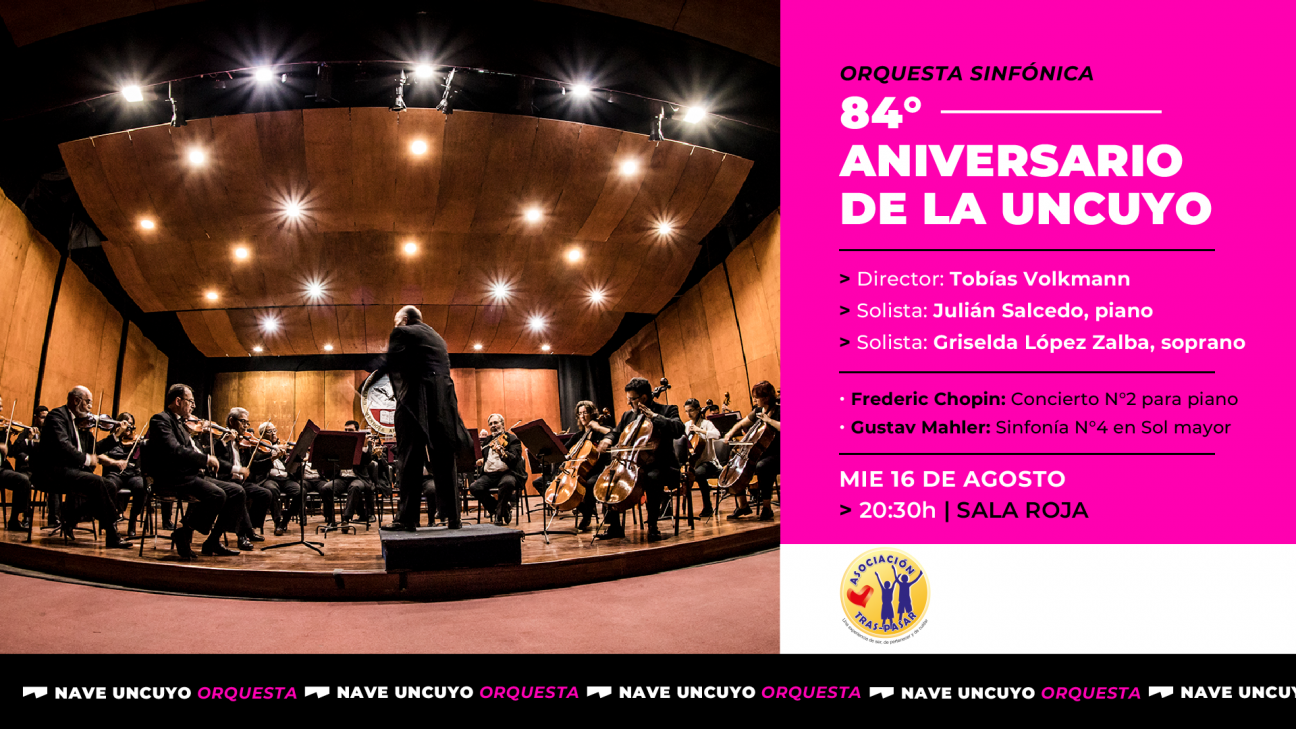 imagen La UNCuyo celebra su 84º Aniversario junto a la Sinfónica