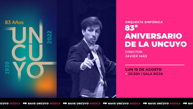 imagen La UNCuyo celebra su 83° Aniversario con un concierto especial