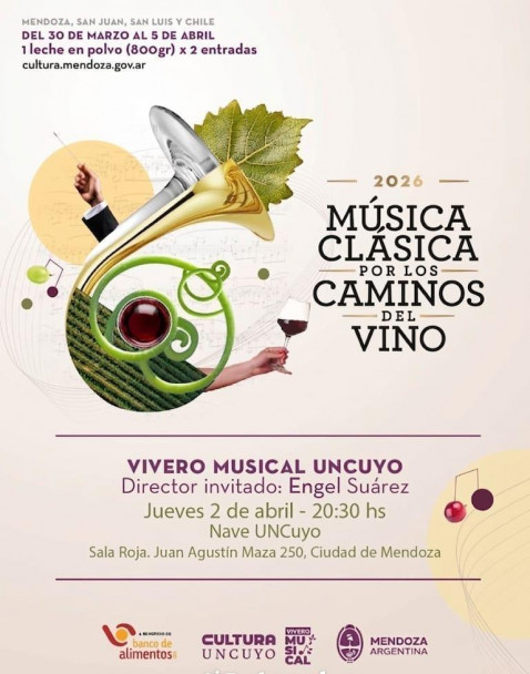 imagen Vivero Musical - Música clásica por los caminos del vino 2026