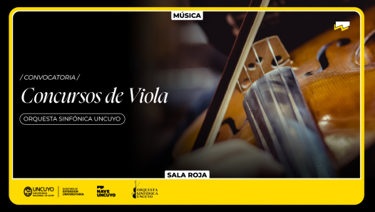 imagen Concursos de viola en la OSUNCuyo