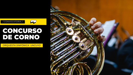 imagen Se abre concurso de corno en la OSUNCuyo