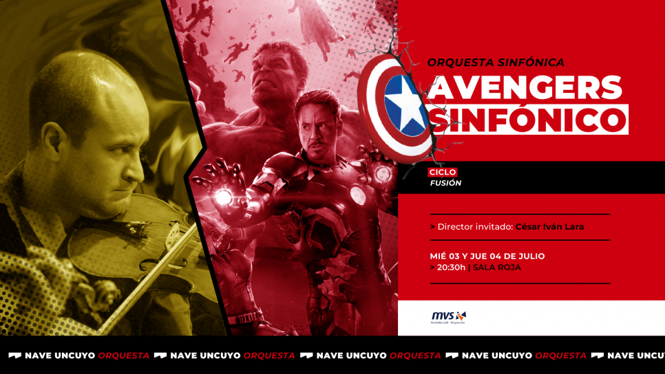 imagen Avengers Sinfónico, una experiencia multisensorial en la Nave UNCuyo