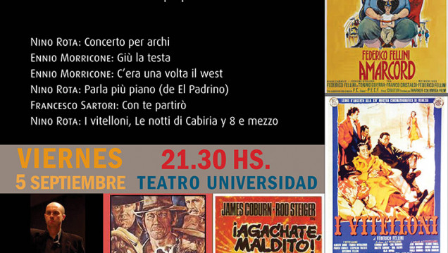 imagen Música de películas: Nino Rota y Ennio Morricone
