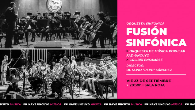imagen Las Orquestas de la UNCuyo se unen para una "Fusión sinfónica"