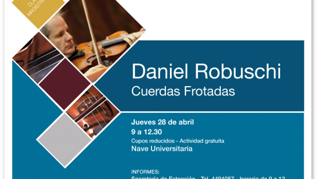imagen Clases magistrales: DANIEL ROBUSCHI, violín